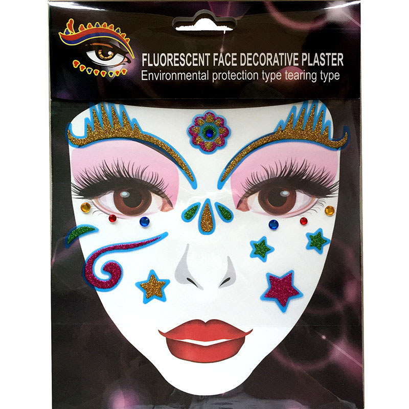 FST002 temporary face decoration sticker