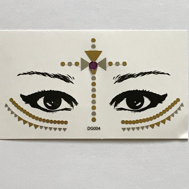 DG004 gold eye sticker face decoration sticker