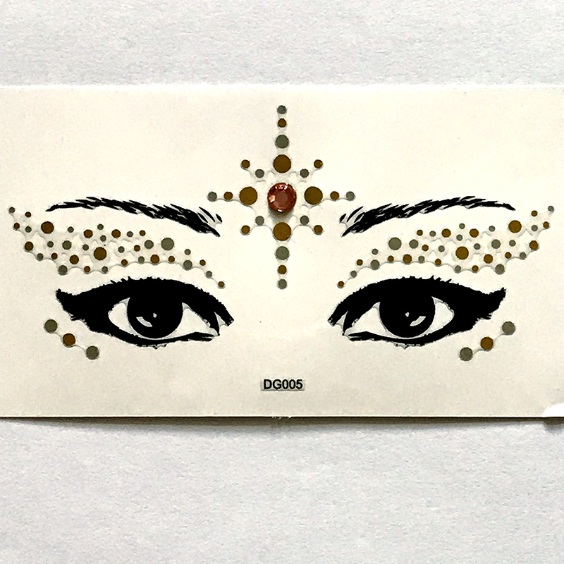 DG005 Face Jewels Rhinestones Adhesive Crystal Face Gems Beauty Body Glitter Tattoo Art Eyebrow Face Body Jewelry