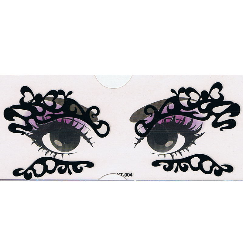 YT-004 new fashion makeup black eye stickers