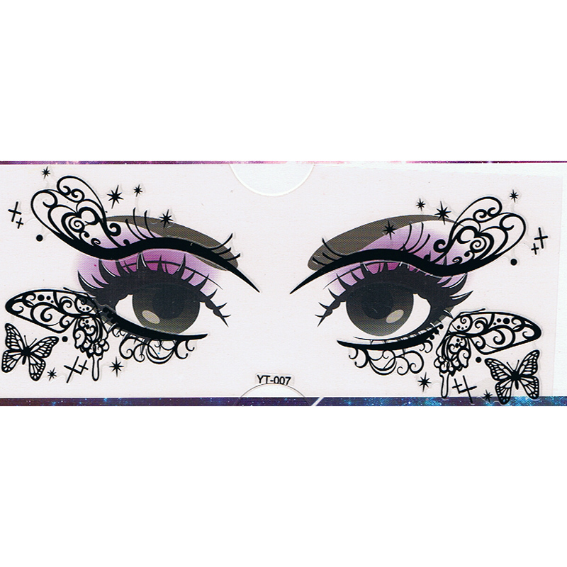 YT-007 new fashion makeup black eye stickers