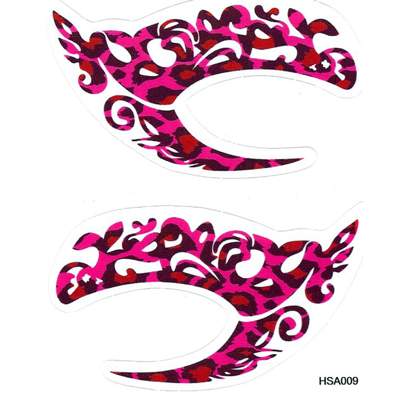HSA009 left and right eye temporary tattoo sticker