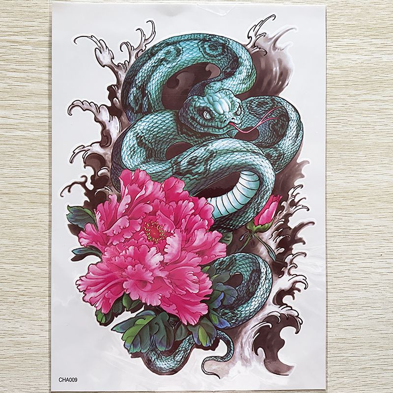 CHA001-012 Big Picture Back Tattoo Sticker