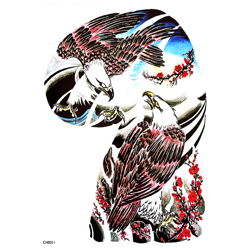 CHB01-11 Half-should tattoo sticker