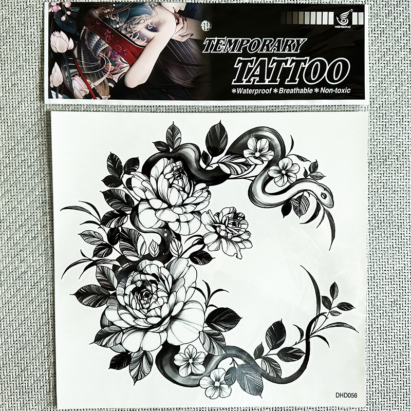 DHD001-059 Big picture Back Tattoo Sticker