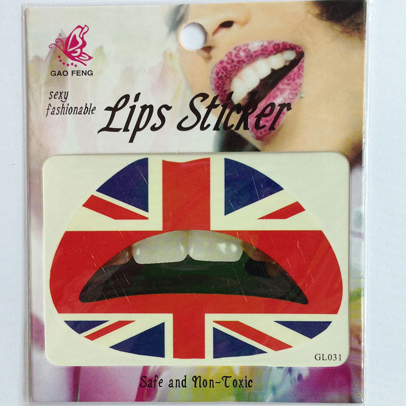 GL021-040 Temporary lip tattoo sticker