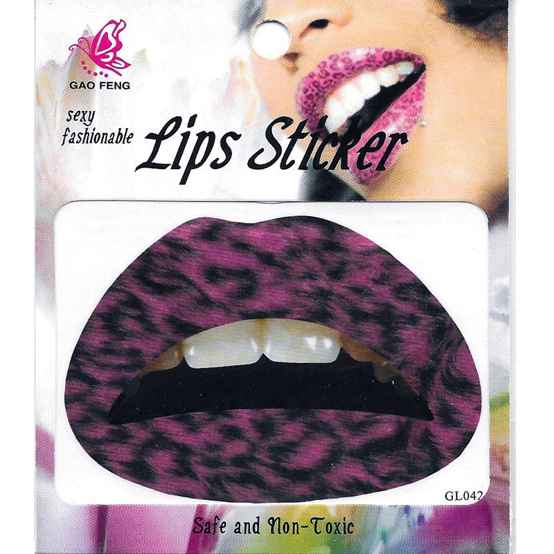 GL041-060 Temporary lip tattoo sticker