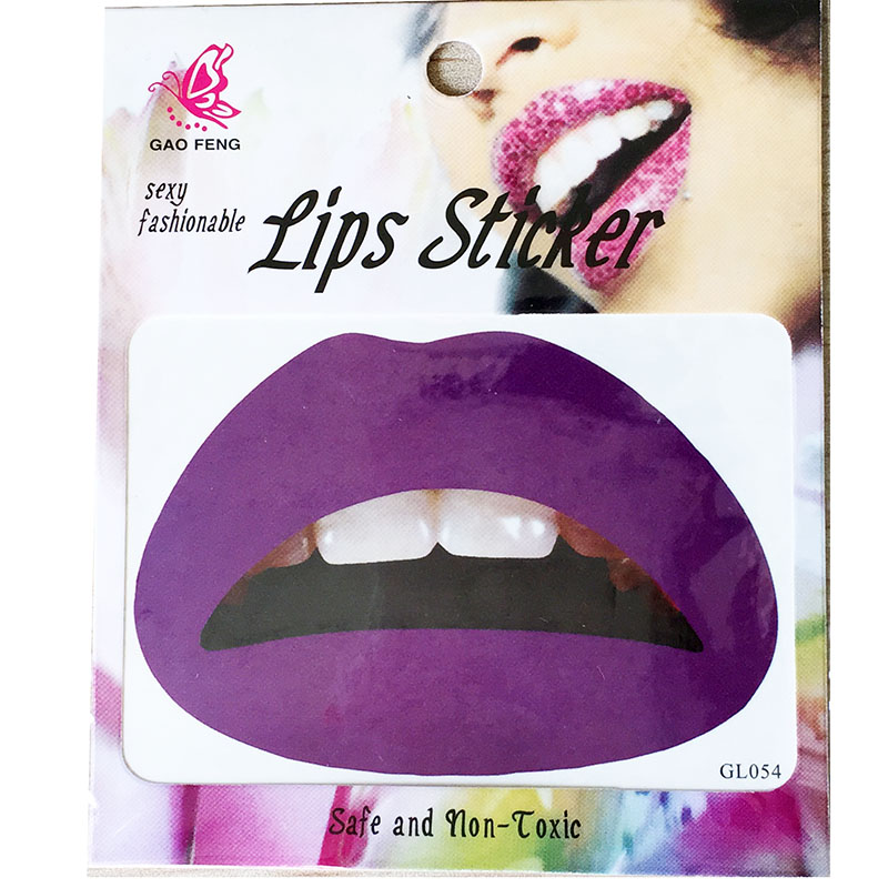 GL041-060 Temporary lip tattoo sticker