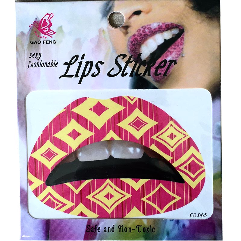 GL061-080 Temporary lip tattoo sticker
