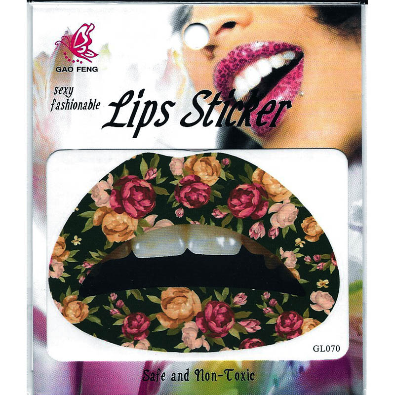 GL061-080 Temporary lip tattoo sticker