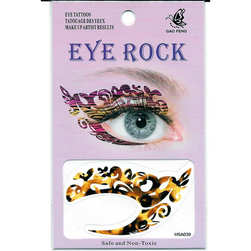 HSA039 makeup shining glitter eye shadow tattoo sticker