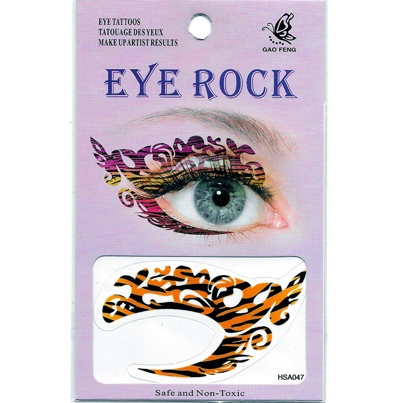 HSA047 Water transfer eye makeup tattoo sticker