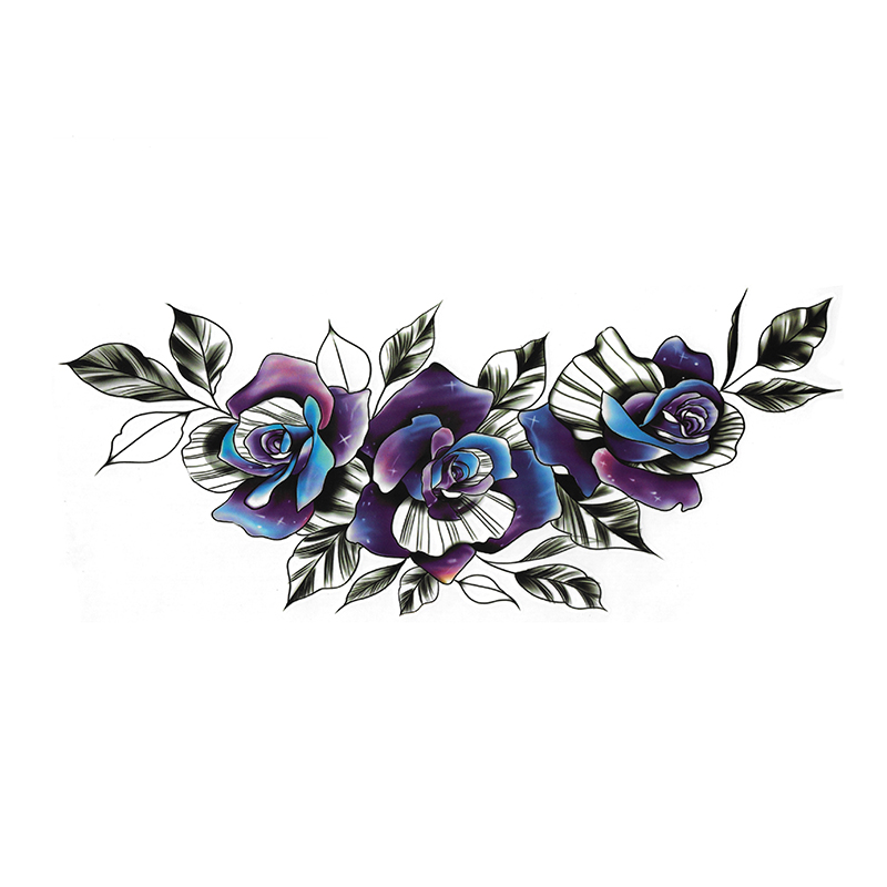 XGT021-040 sternum tattoo sticker Waist and Abdomen Tattoo Stickers