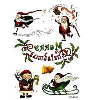 SD-2001Merry Chirstmas Temporary Tattoo sticker