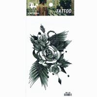 HM1108New fashion Temporary body art tattoo sticker arm tattoo leg tattoo wing rose tattoo sticker
