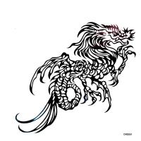 DHD001-059 Big picture Back Tattoo Sticker