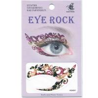 HSA041 flower design temporary tattoo sticker for eye