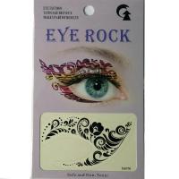 HSA070 safety and Non-toxic waterprooft temporary black eye tattoo sticker